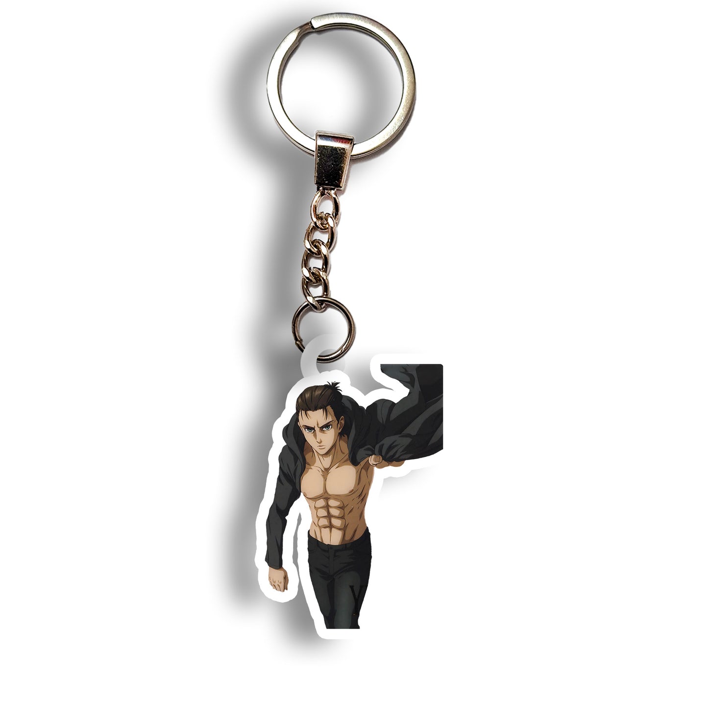 Old Eren Yeager Keychain 2
