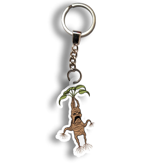 Mandrake Grass keychain