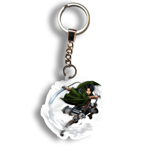 Levi Ackerman Fighting Keychain