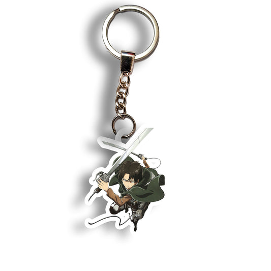Levi Ackerman Fighting Keychain 2