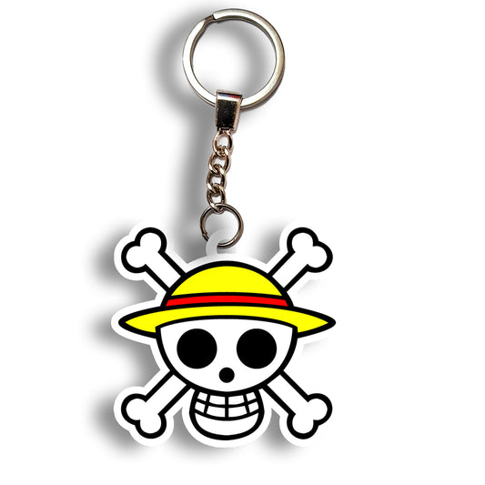 The Straw Hat Pirate's symbol keychain