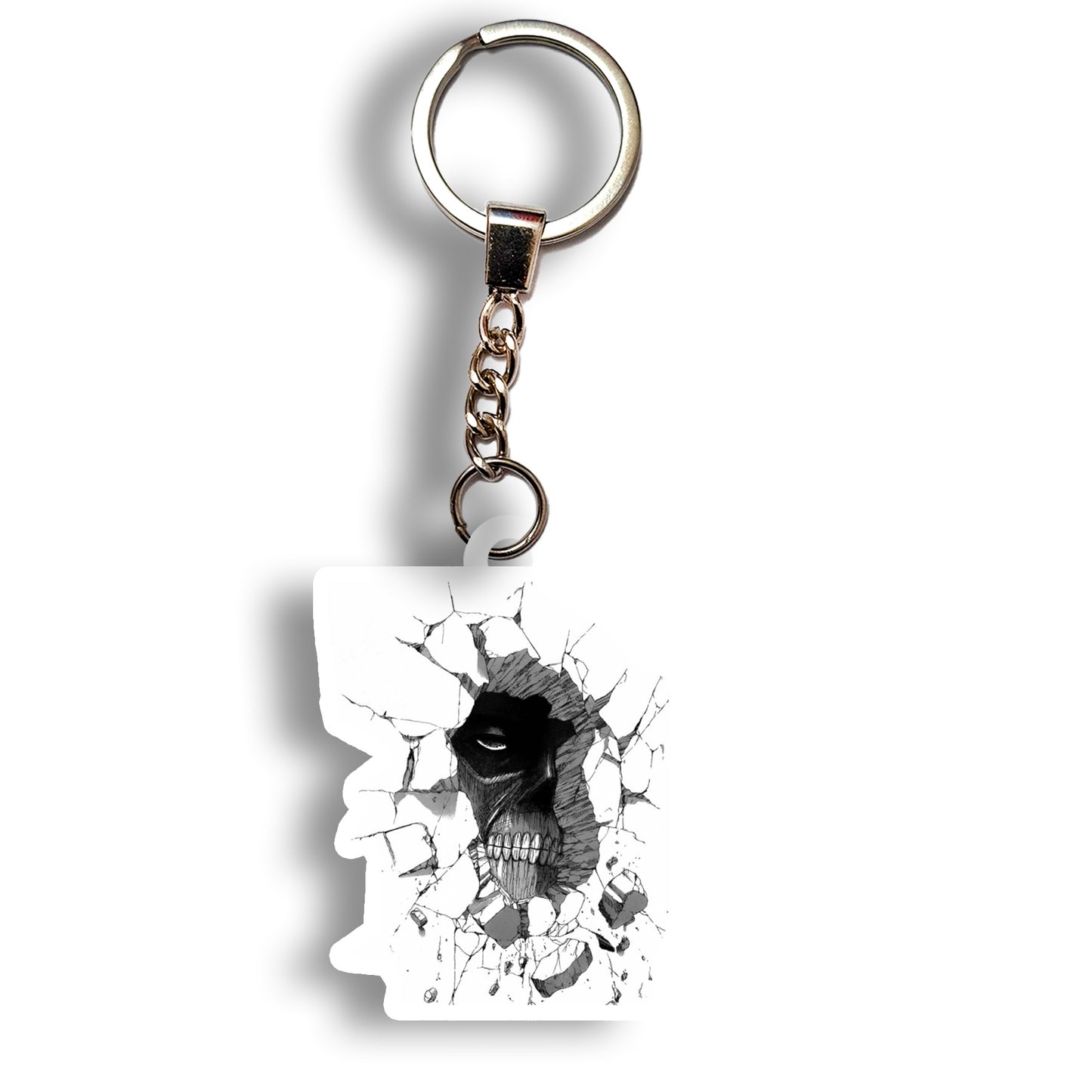 Titan in the Wall Keychain
