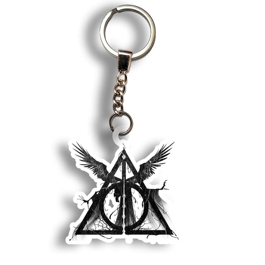 Deathly Hallows Symbol keychain 2