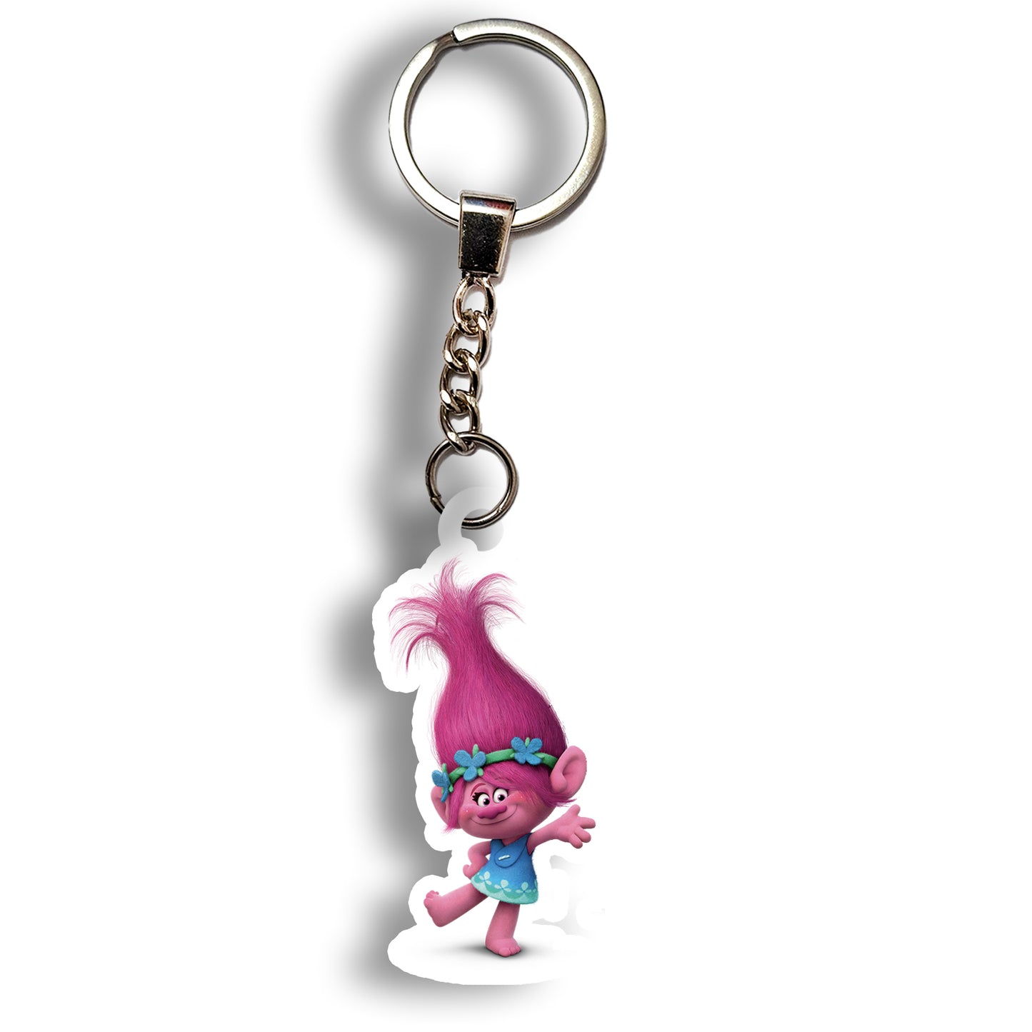 Poppy (Trolls) keychain