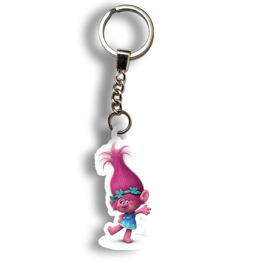 Poppy (Trolls) keychain