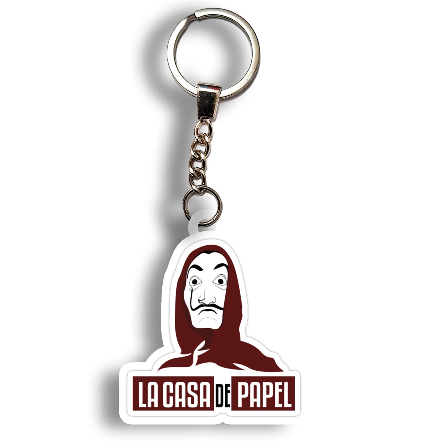 La Casa De Papel logo keychain