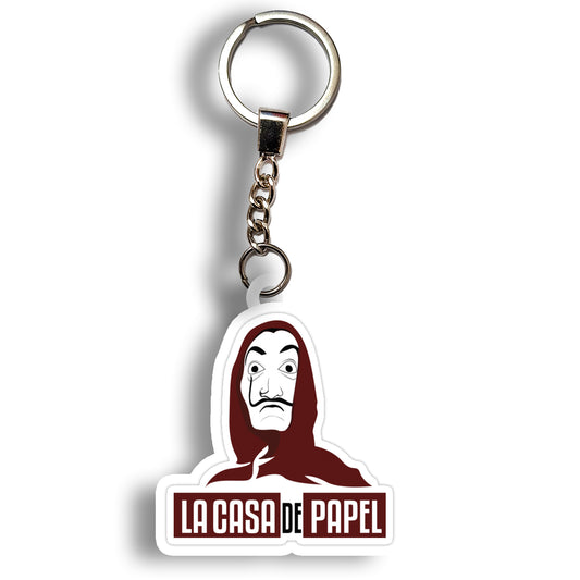 La Casa De Papel logo keychain