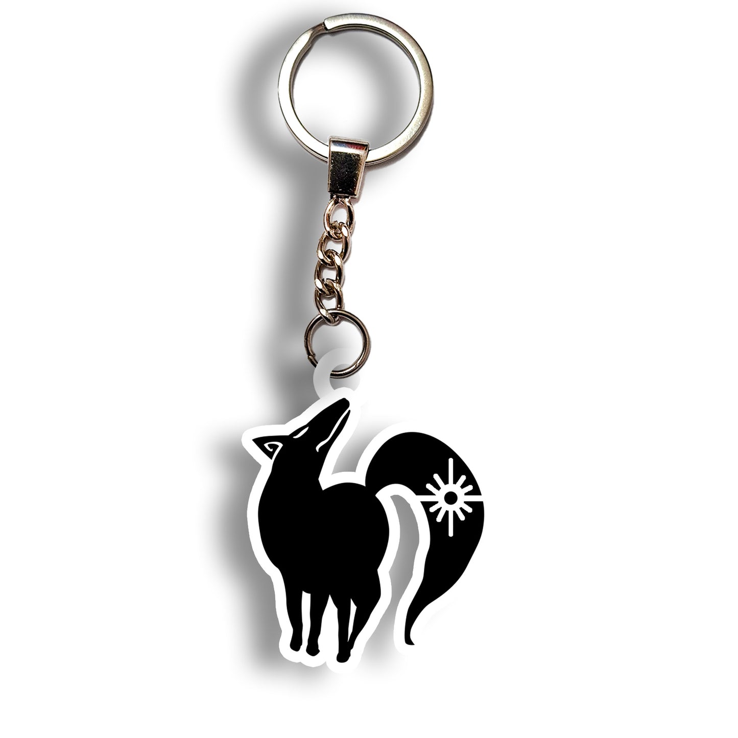 Ban Fox Symbol keychain