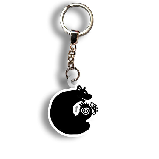 King Grizzly Symbol keychain