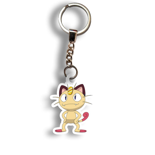 Meowth keychain