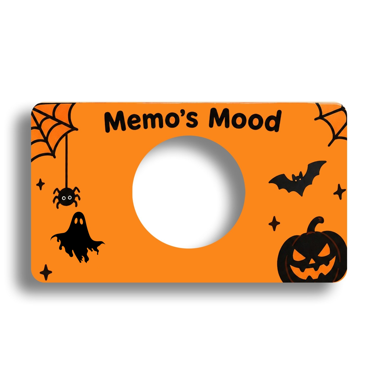Daily Mood Magnet Halloween Edition wood and acrylic magnet frame